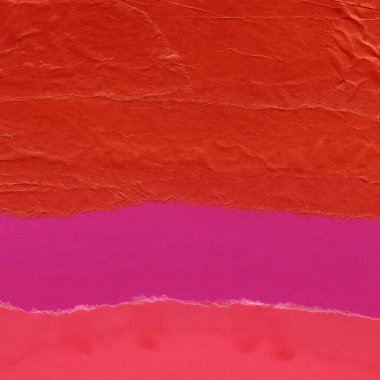 Çeşitli kağıtların kolajı, renkli soyut arkaplan  