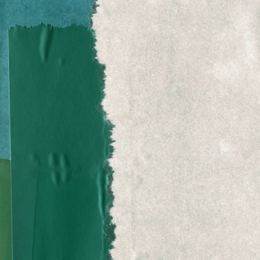 Çeşitli kağıtların kolajı, renkli soyut arkaplan  