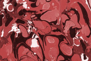 Boya desenli kırmızı mermer arkaplan