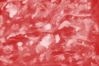 Beyaz kağıt arka planda renkli mürekkep ve suluboya doku. Gradyan boya darbeleri ve kalsiyum kaybı etkisi. El boyaması gouache soyut görüntü. Tuvali dağıt..