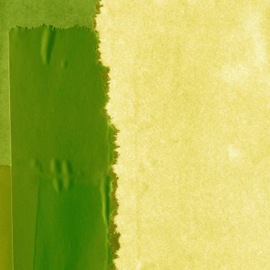 Çeşitli kağıtların kolajı, renkli soyut arkaplan  