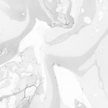 Gümüş mermer arka planda boya sıçramış desen