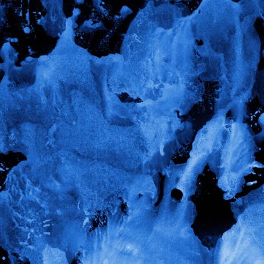 mavi mürekkep deseni lekeler, soyut arkaplan