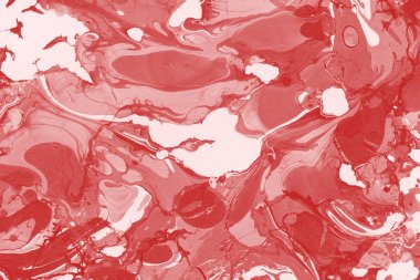Boya desenli kırmızı mermer arkaplan