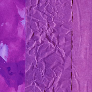 Çeşitli kağıtların kolajı, renkli soyut arkaplan  