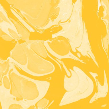 Sarı mermer arkaplan boya sıçrama deseni ile
