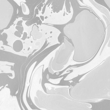 Gümüş mermer arka planda boya sıçramış desen