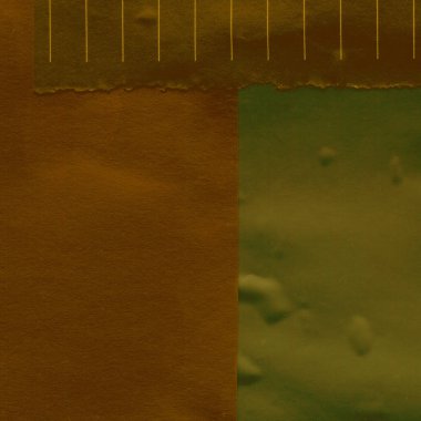 Çeşitli kağıtların kolajı, renkli soyut arkaplan  