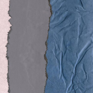 Çeşitli kağıtların kolajı, renkli soyut arkaplan  