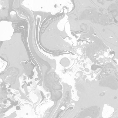 Gümüş mermer arka planda boya sıçramış desen