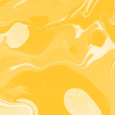 Sarı mermer arkaplan boya sıçrama deseni ile