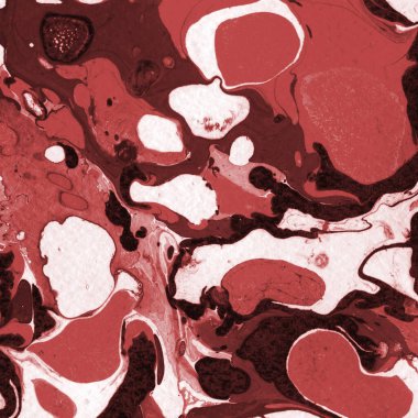 Boya desenli kırmızı mermer arkaplan