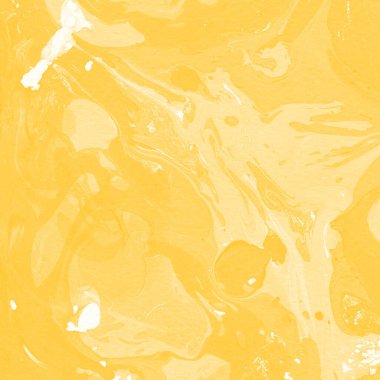 Sarı mermer arkaplan boya sıçrama deseni ile