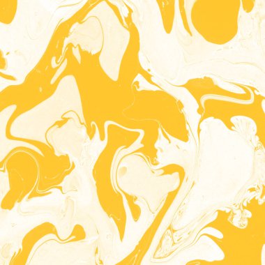 Sarı mermer arkaplan boya sıçrama deseni ile