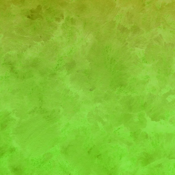 Grüner Aquarell Hintergrund Mit Realistischer Papierstruktur — Stockfoto