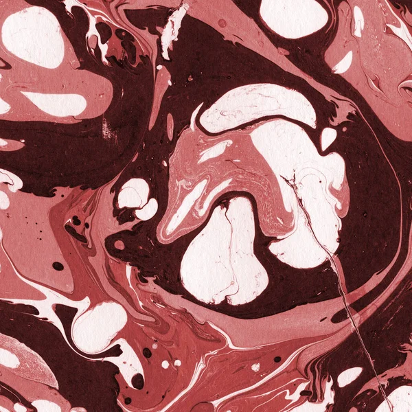 Boya desenli kırmızı mermer arkaplan