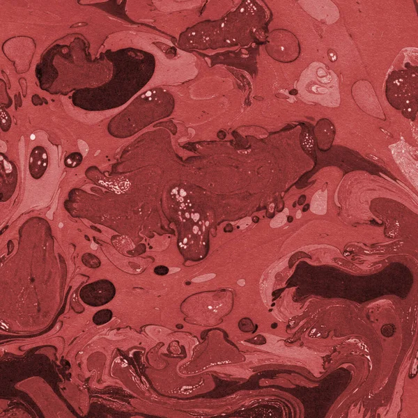 Boya desenli kırmızı mermer arkaplan