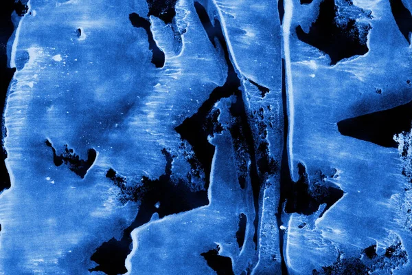 Tinta Azul Manchas Textura Fundo Abstrato — Fotografia de Stock