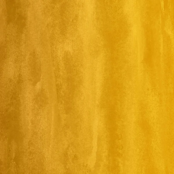 Sfondo Acquerello Giallo Con Texture Carta Realistica — Foto Stock