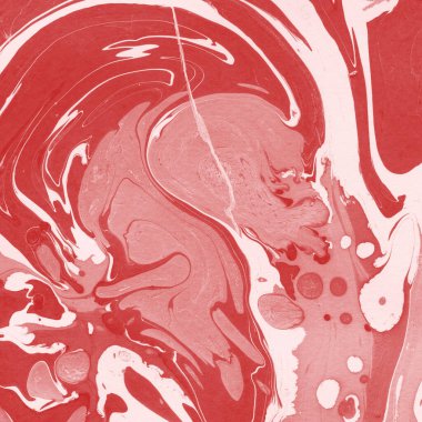 Boya desenli kırmızı mermer arkaplan