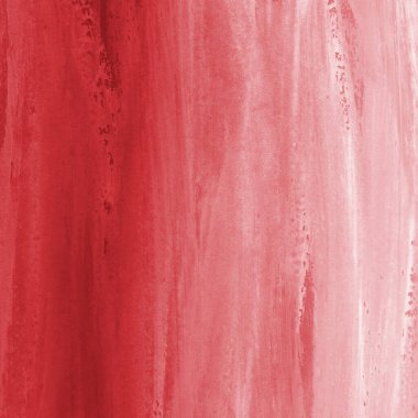 Kağıt zemin üzerinde beyaz gerçekçi suluboya desenli kırmızı.