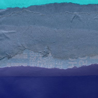 Çeşitli kağıtların kolajı, renkli soyut arkaplan  