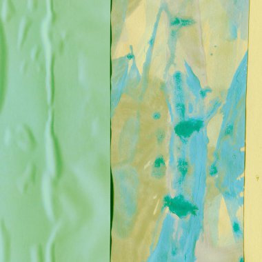 Çeşitli kağıtların kolajı, renkli soyut arkaplan  