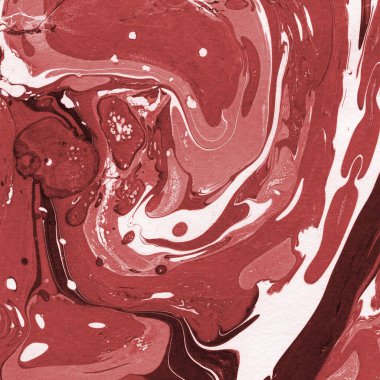 Boya desenli kırmızı mermer arkaplan