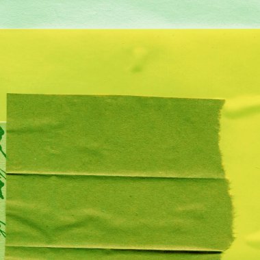 Çeşitli kağıtların kolajı, renkli soyut arkaplan  