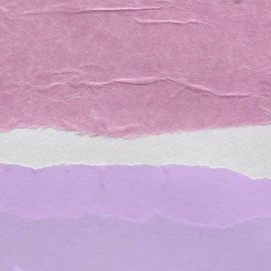 Çeşitli kağıtların kolajı, renkli soyut arkaplan  