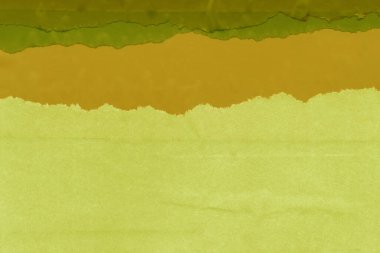 Çeşitli kağıtların kolajı, renkli soyut arkaplan  