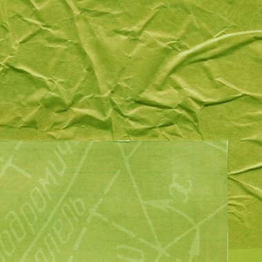 Çeşitli kağıtların kolajı, renkli soyut arkaplan  