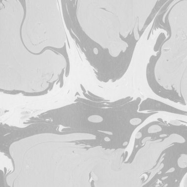 Gümüş mermer arka planda boya sıçramış desen