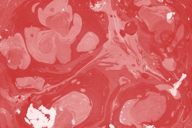 Boya desenli kırmızı mermer arkaplan