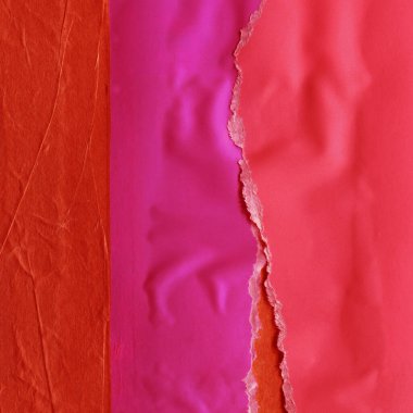 Çeşitli kağıtların kolajı, renkli soyut arkaplan  