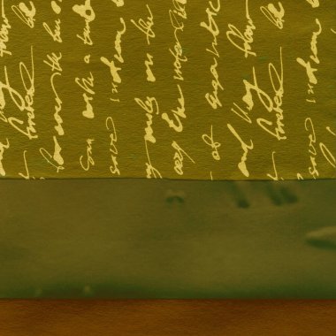 Çeşitli kağıtların kolajı, renkli soyut arkaplan  