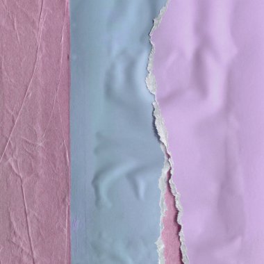 Çeşitli kağıtların kolajı, renkli soyut arkaplan  