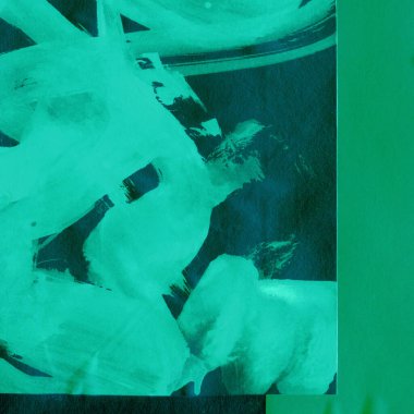 Çeşitli kağıtların kolajı, renkli soyut arkaplan  