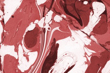 Boya desenli kırmızı mermer arkaplan