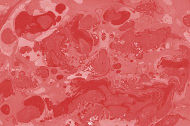 Boya desenli kırmızı mermer arkaplan