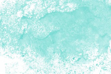 Beyaz kağıt arka planda renkli mürekkep ve suluboya doku. Gradyan boya darbeleri ve kalsiyum kaybı etkisi. El boyaması gouache soyut görüntü. Tuvali dağıt..