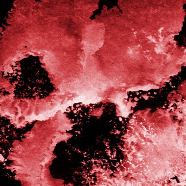 Beyaz kağıt arka planda renkli mürekkep ve suluboya doku. Gradyan boya darbeleri ve kalsiyum kaybı etkisi. El boyaması gouache soyut görüntü. Tuvali dağıt..