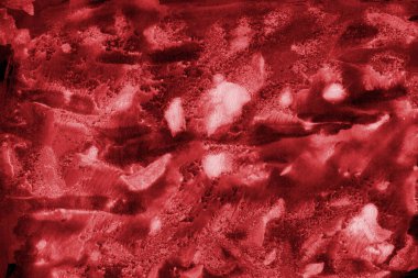 Beyaz kağıt arka planda renkli mürekkep ve suluboya doku. Gradyan boya darbeleri ve kalsiyum kaybı etkisi. El boyaması gouache soyut görüntü. Tuvali dağıt..