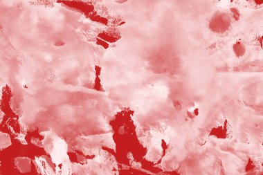 Beyaz kağıt arka planda renkli mürekkep ve suluboya doku. Gradyan boya darbeleri ve kalsiyum kaybı etkisi. El boyaması gouache soyut görüntü. Tuvali dağıt..