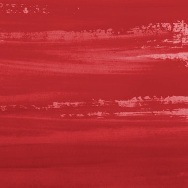 Kağıt zemin üzerinde beyaz gerçekçi suluboya desenli kırmızı.