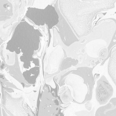 Gümüş mermer arka planda boya sıçramış desen