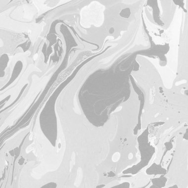 Gümüş mermer arka planda boya sıçramış desen