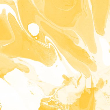 Sarı mermer arkaplan boya sıçrama deseni ile