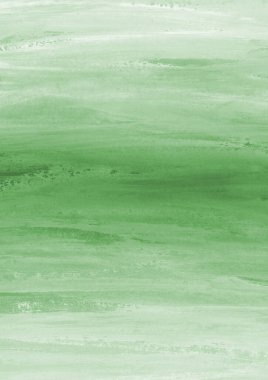 Yeşil Gouache dokusu, soyut arkaplan