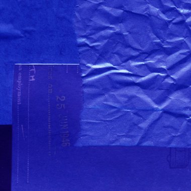 Çeşitli kağıtların kolajı, renkli soyut arkaplan  